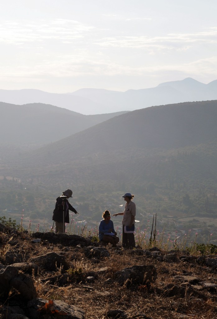 Rebecca Worsham on Site at Malthi. Photo by Jacquelyn Clements for the Malthi Project