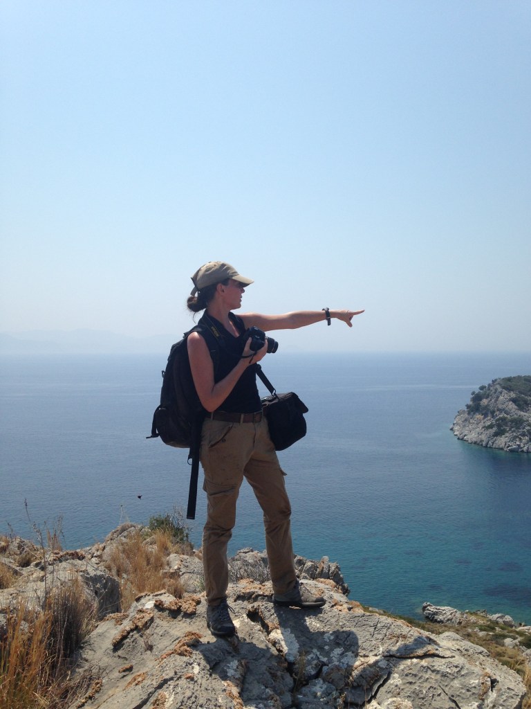 Photo of Dr. Lana Radloff by the sea.