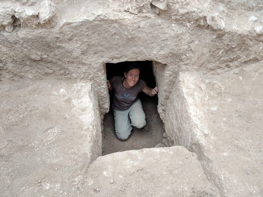 Entrance to underground hiding complexes, early Roman period.