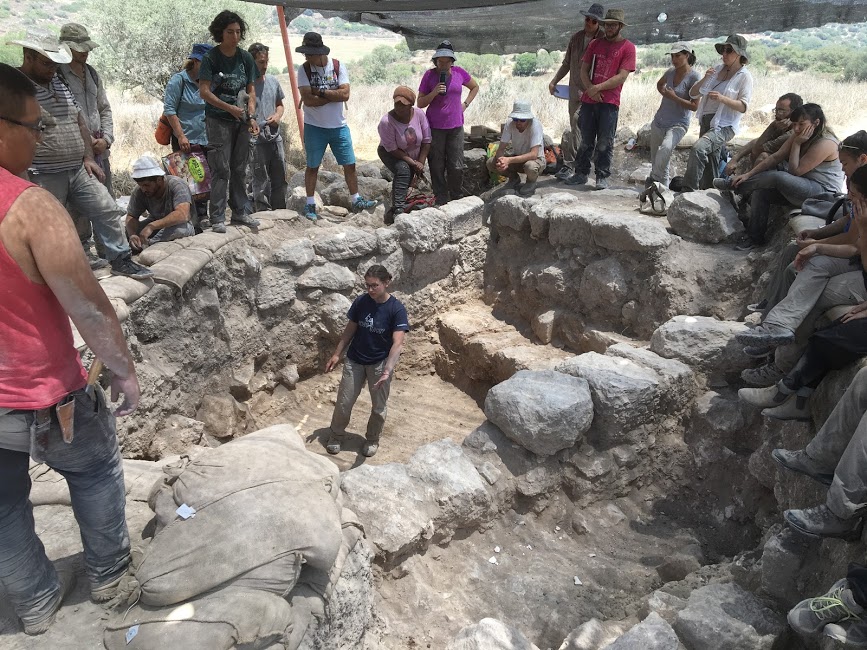 Remains of a dwelling from the early Roman period.