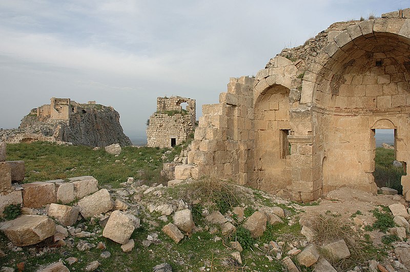 Ruins of the Armenian Church commissioned by Roupenid Prince T'oros at Anavarza.