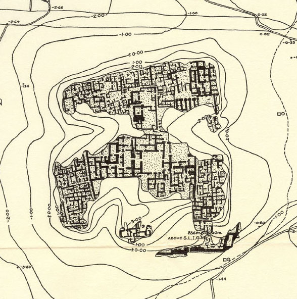 Plan of Yorgan Tepe (Nuzi) including governor's palace