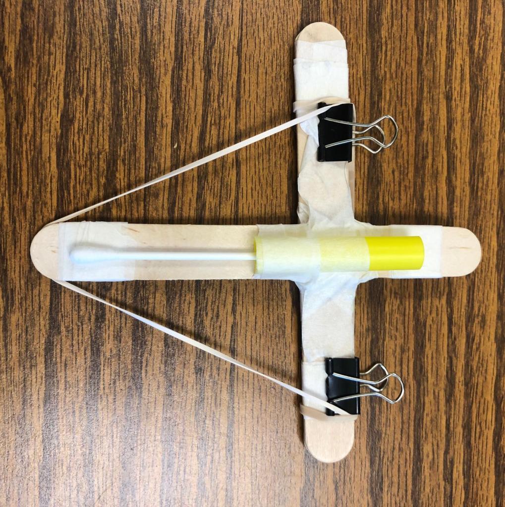 A scorpion made by one of the students. 